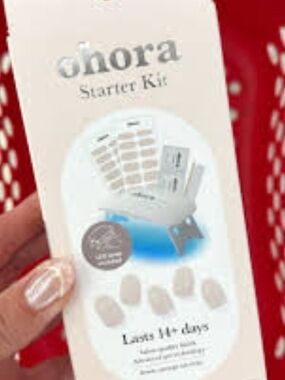Ohora Gel Nail Art Starter Set - Cream Liight Color LED Lamp Included BNIB